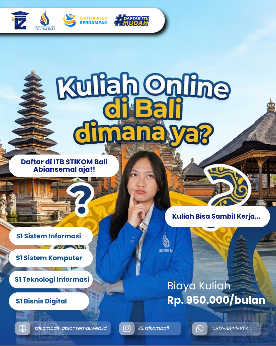 Kuliah Online di Bali dengan Jadwal Fleksibel di ITB STIKOM Bali Abiansemal