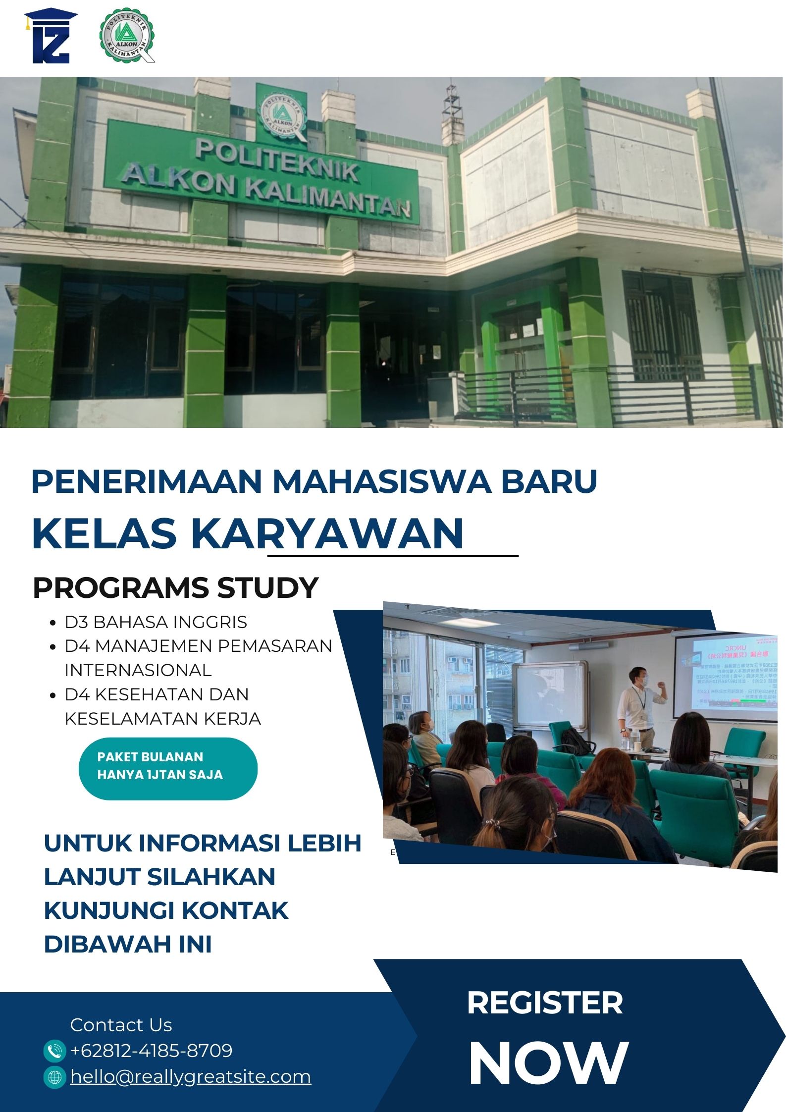MENGENAL JURUSAN POLITEKNIK ALKON KELAS KARYAWAN YANG HARGA MURAH, TERJANGKAU, WAKTU KULIAH FLEKSIBE