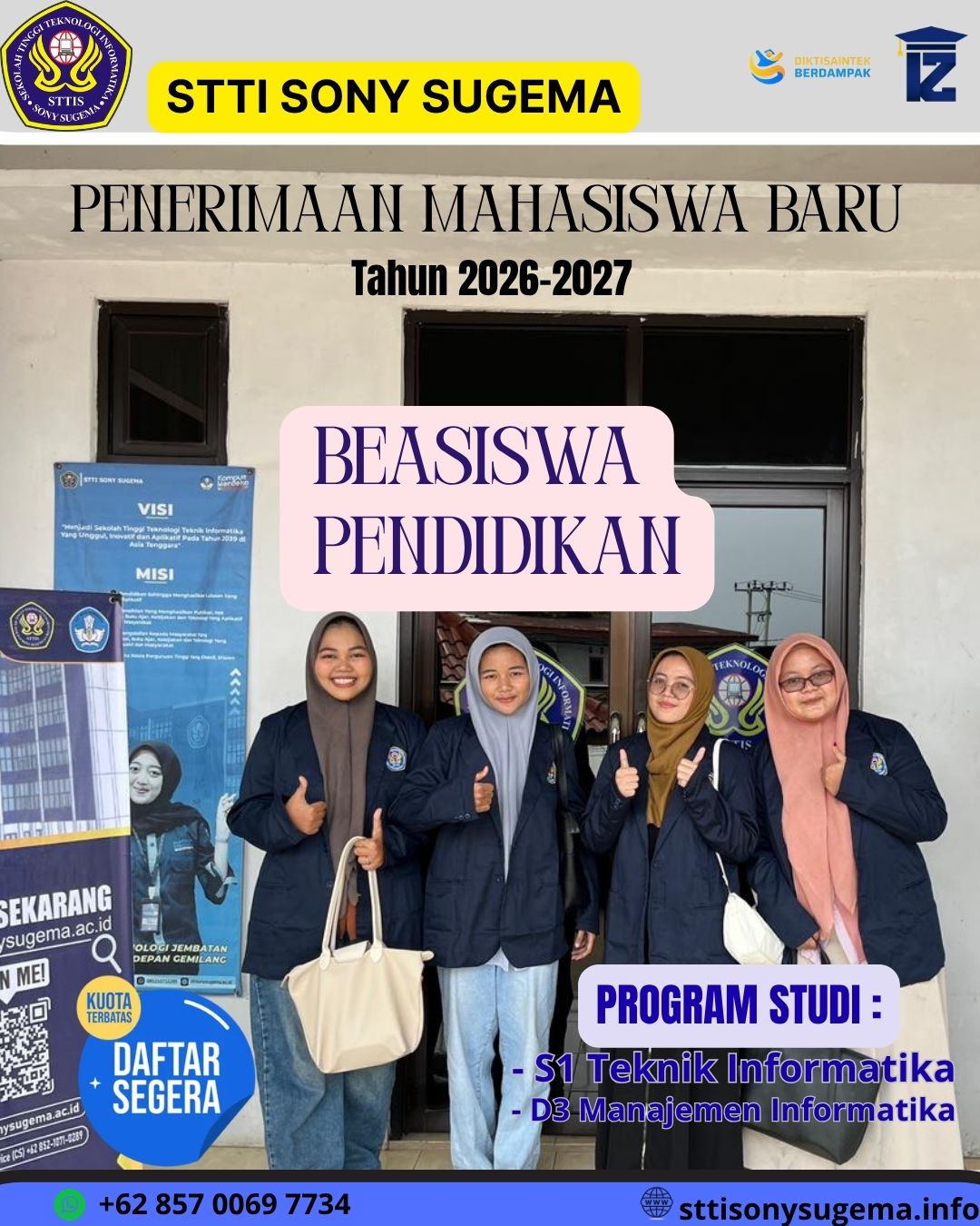 Beasiswa Kampus STTI Sony Sugema 