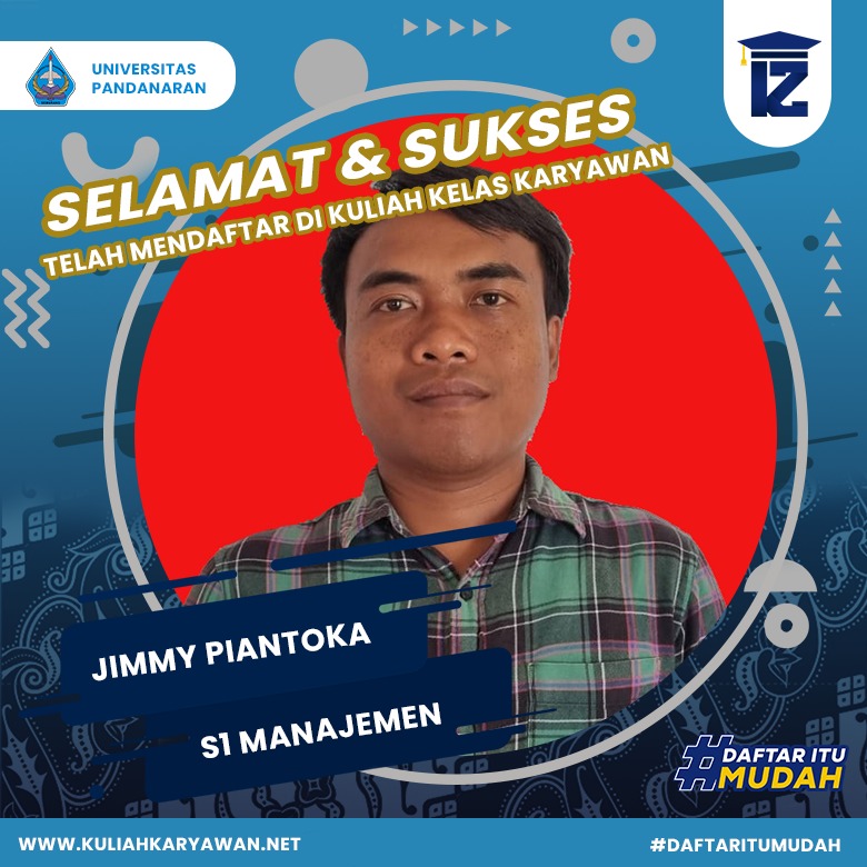 Selamat dan Sukses Telah mendaftar di kampus Universitas Pandanaran