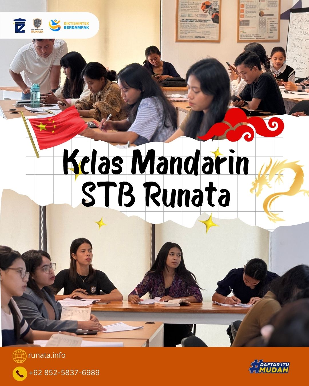 Kelas Bahasa Mandarin STB Runata