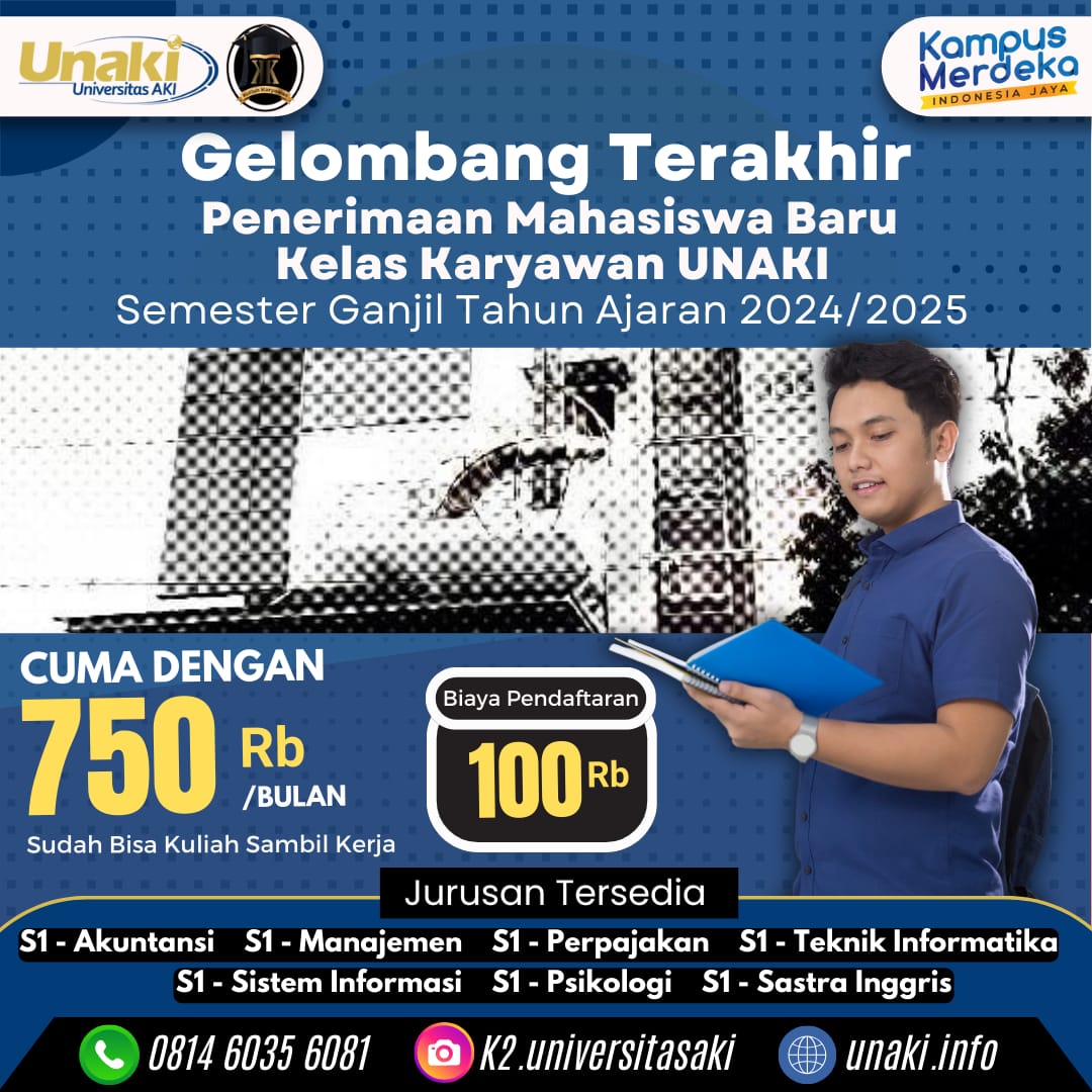 Kuliah Sambil Kerja Pasti Bisa Di Kelas Karyawan UNAKI 