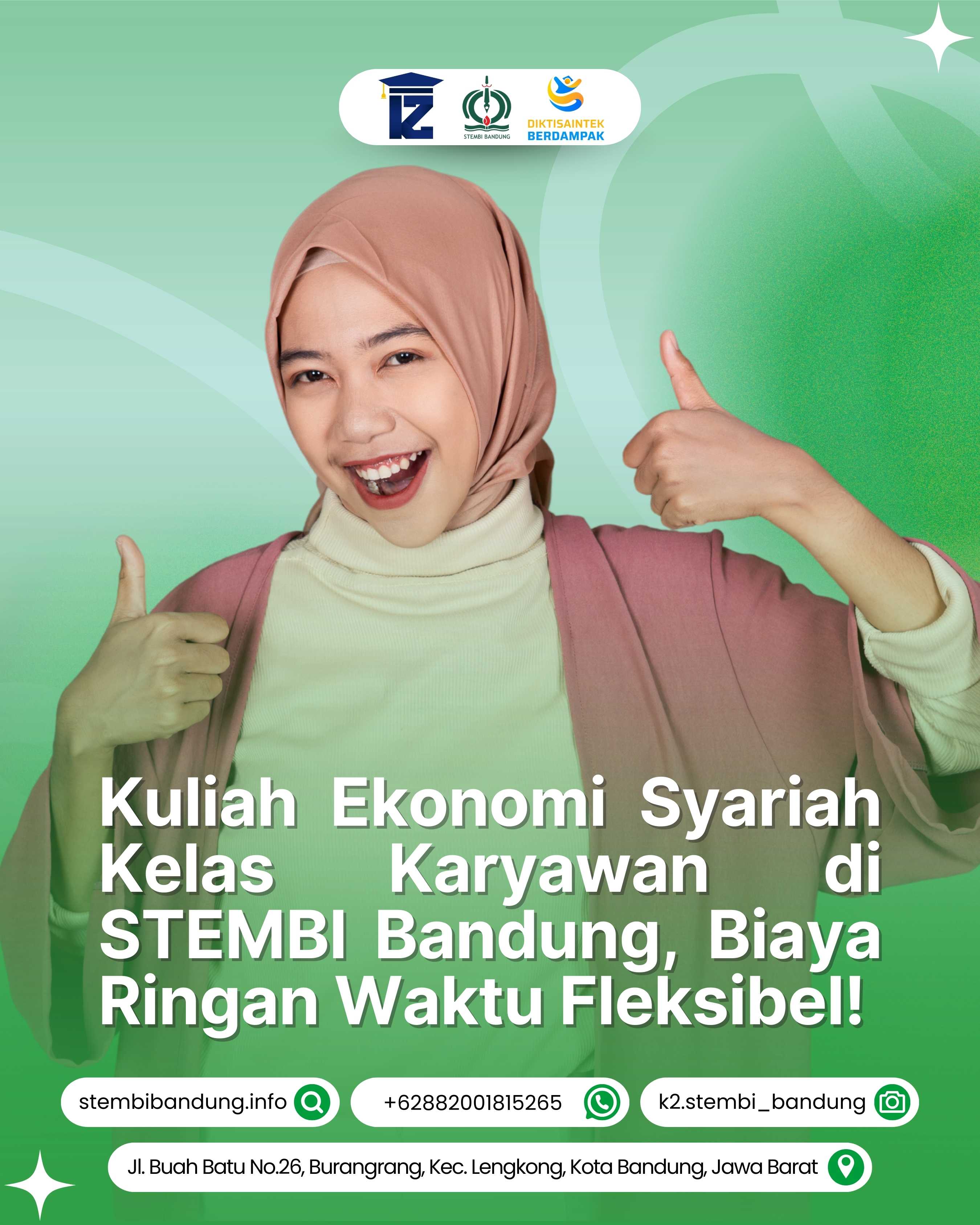 Kuliah Ekonomi Syariah Kelas Karyawan di STEMBI Bandung Biaya Ringan dan Waktu Fleksibel