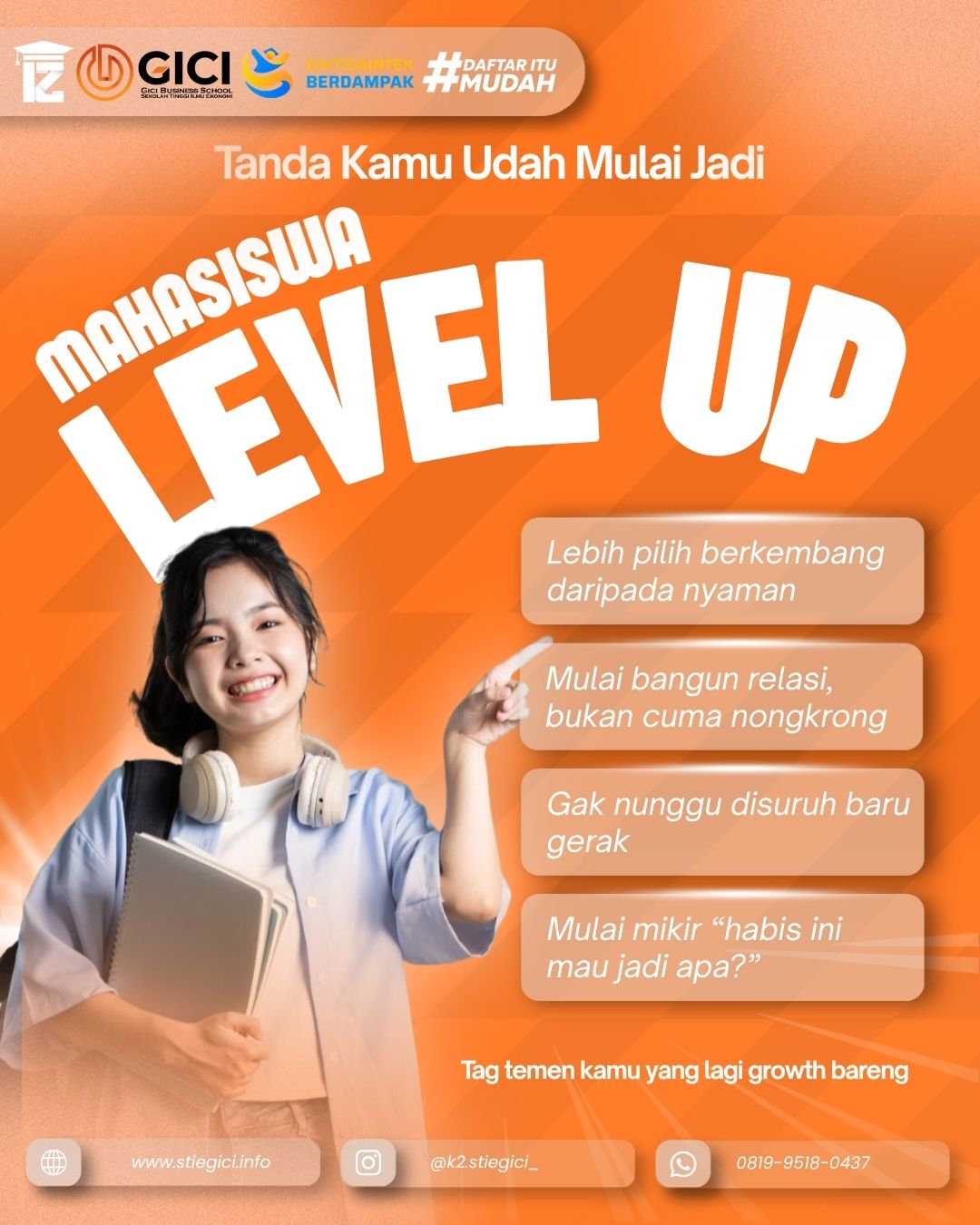 Tanda Kamu Udah Mulai Jadi Mahasiswa Level Up