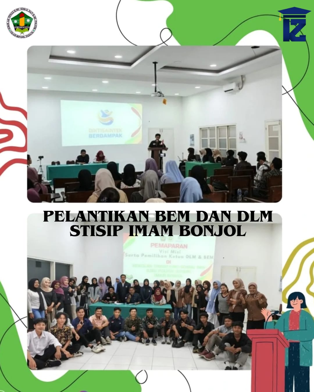 Pemilihan Ketua BEM Dan DLM STISIP Imam Bonjol Padang Periode 2025/2026