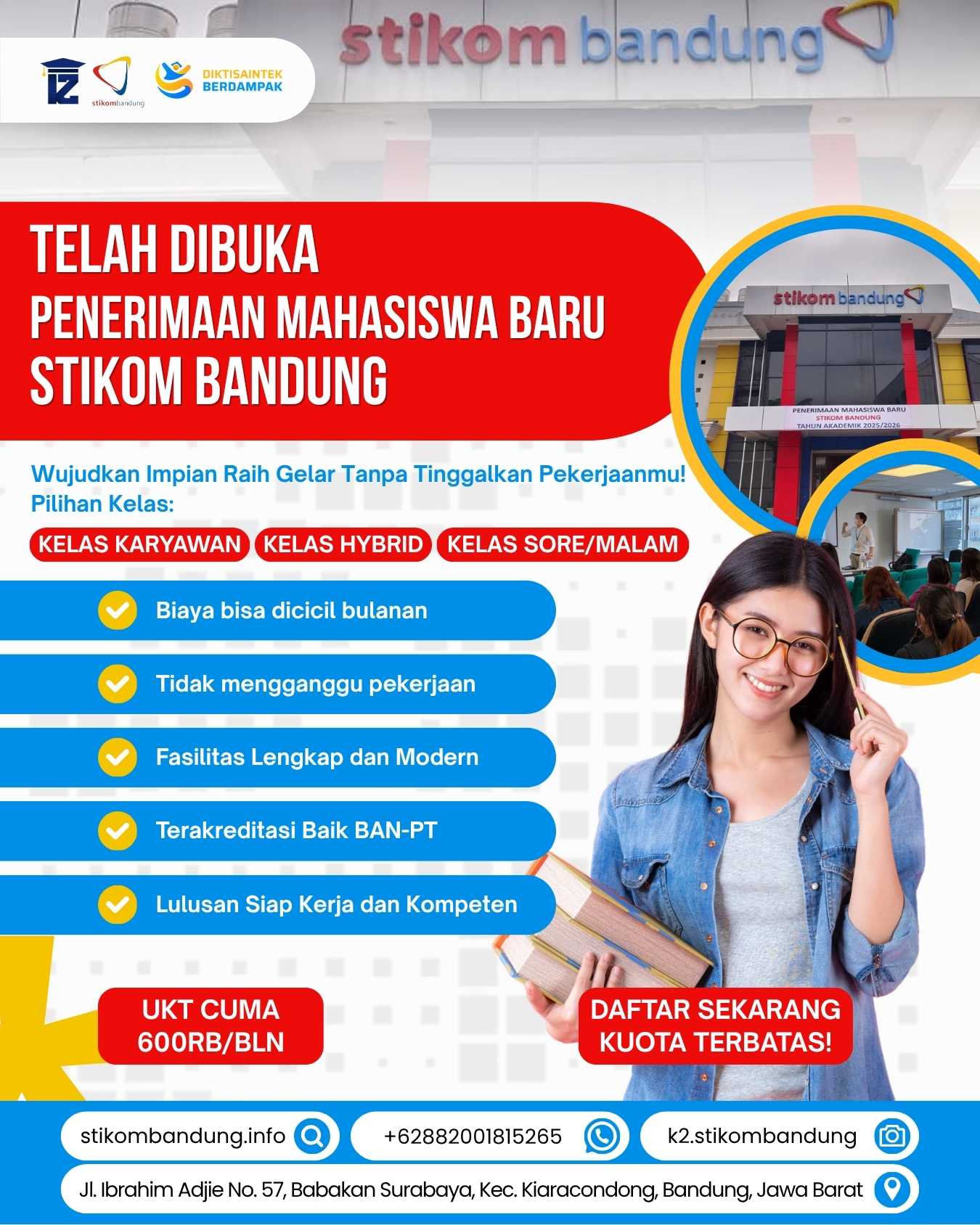 Kuliah di STIKOM Bandung Tanpa Ganggu Pekerjaanmu