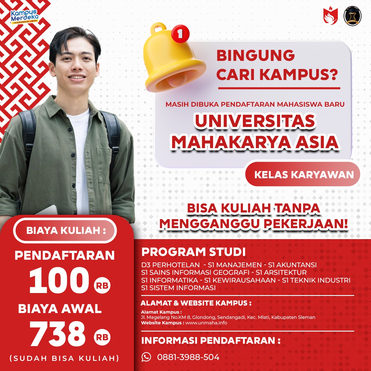 Universitas Kelas Karyawan K2 UNMAHA di Sleman: Solusi Kuliah Sambil Bekerja
