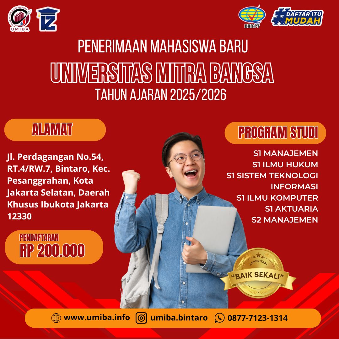 Pembukaan Penerimaan Mahasiswa Baru UMIBA Kampus Bintaro