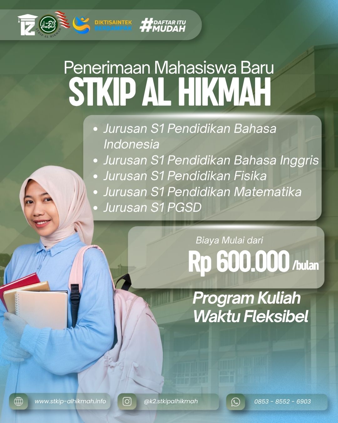 Solusi Kuliah S1 Fleksibel Angsuran Murah Plus Bonus Enam Ratus Ribu Di STKIP Al Hikmah