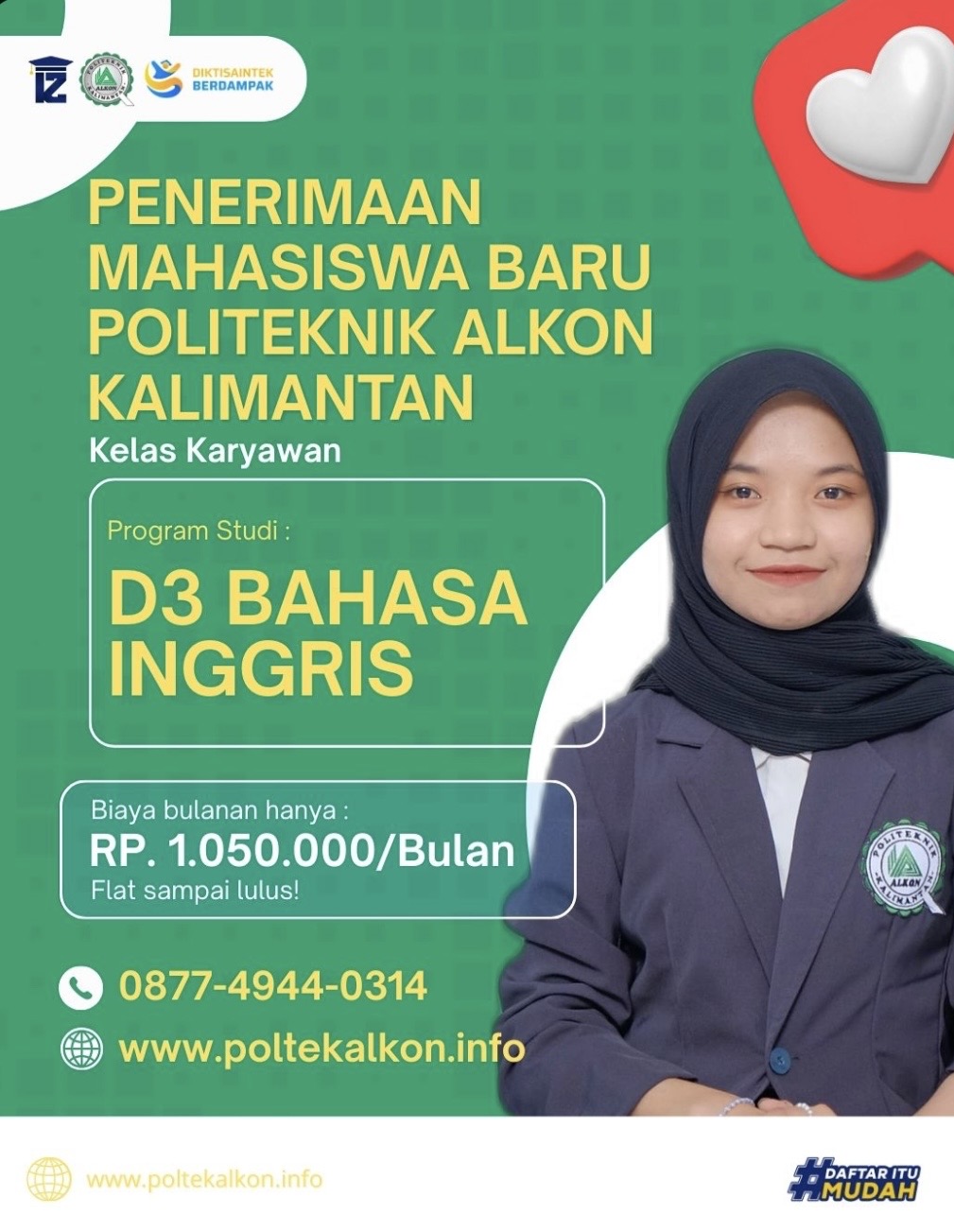Program D3 Bahasa Inggris Politeknik Alkon Kalimantan dengan Pembekalan TOEIC untuk Karier Global