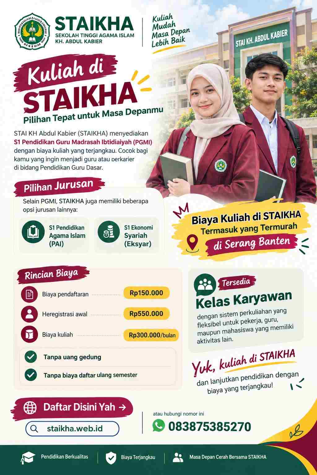 Kampus Jurusan Pendidikan Guru Madrasah Ibtidaiyah Termurah di Serang Banten