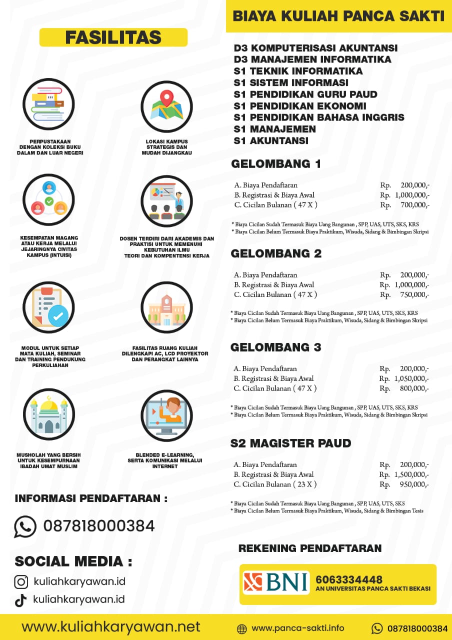 Kuliah Kelas Karyawan dengan Harga Terjangkau dan Jadwal yang Fleksibel di Cikarang