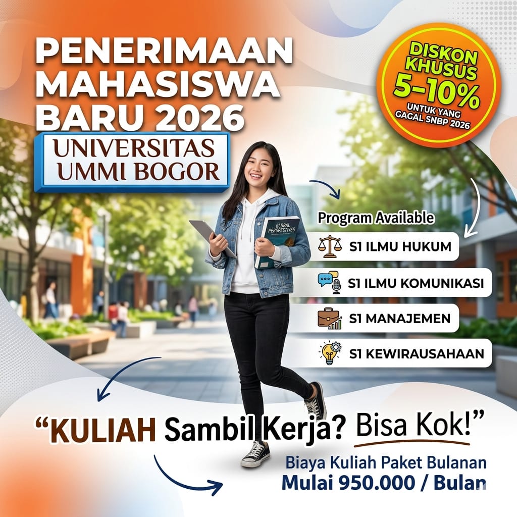 Jurusan Ilmu Hukum dengan prospek kerja luas di daerah Bogor universitas Ummi