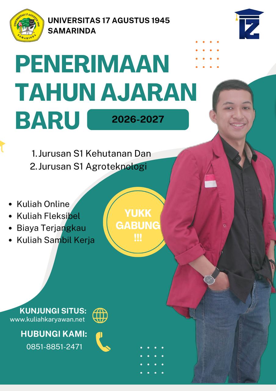 biaya pendaftaran kuliah S1 Kehutanan di UNTAG 45 Samarinda