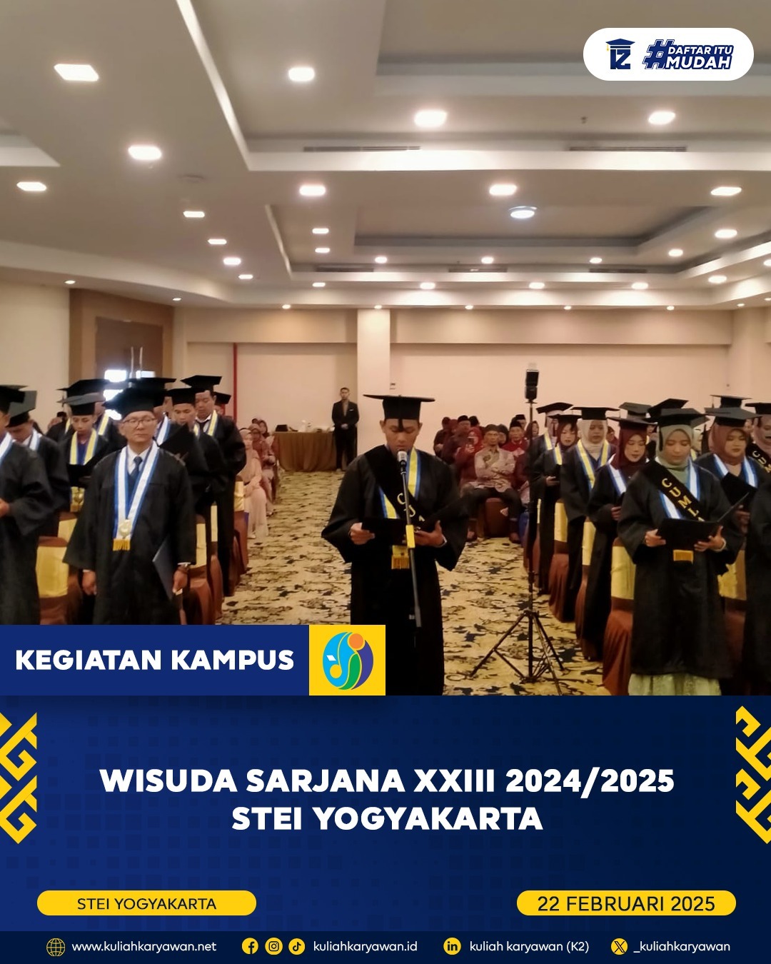 STEI Yogyakarta Masih Membuka Mahasiswa Baru Untuk Kelas Reguler dan Kayawan 