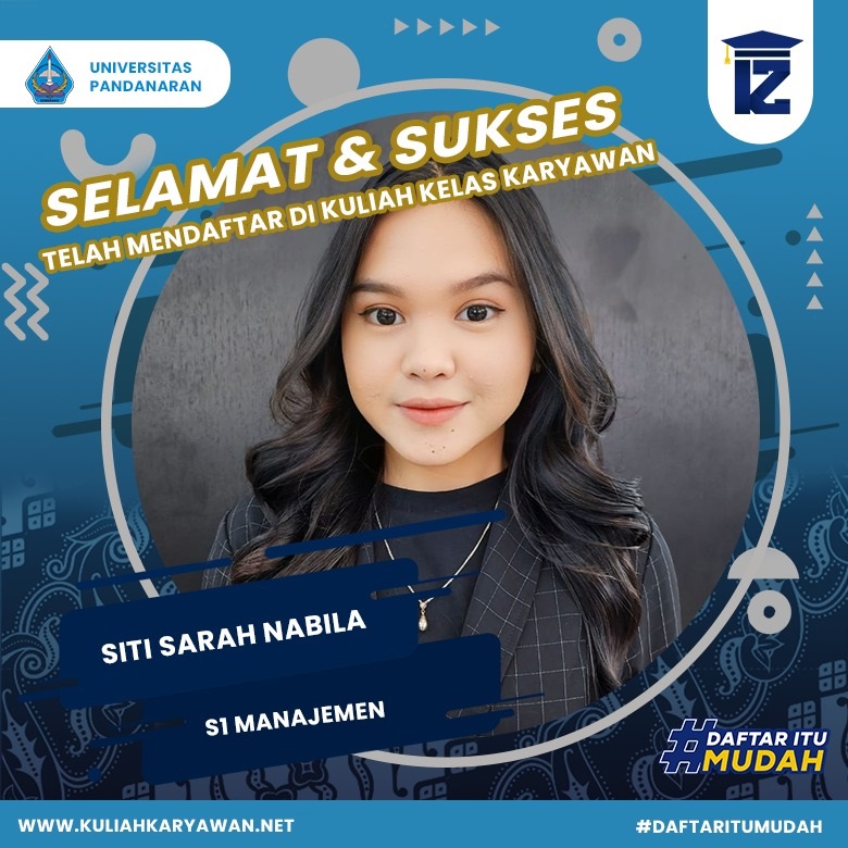 Selamat dan Sukses Telah mendaftar di kampus Universitas Pandanaran