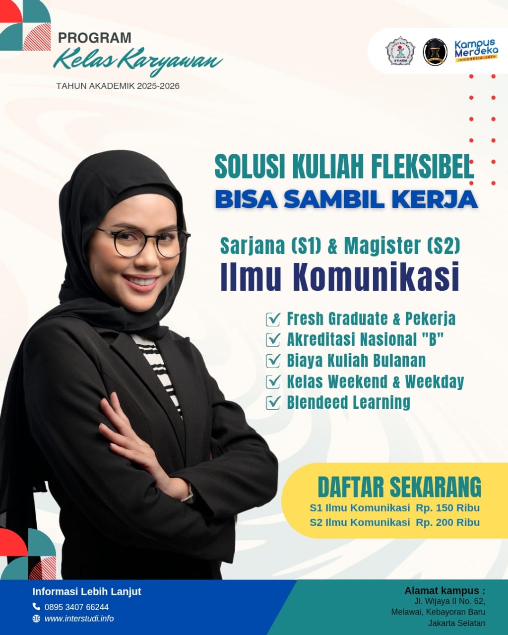 Kelas Karyawan STIKOM InterStudi Solusi Kuliah Fleksibel untuk Karyawan