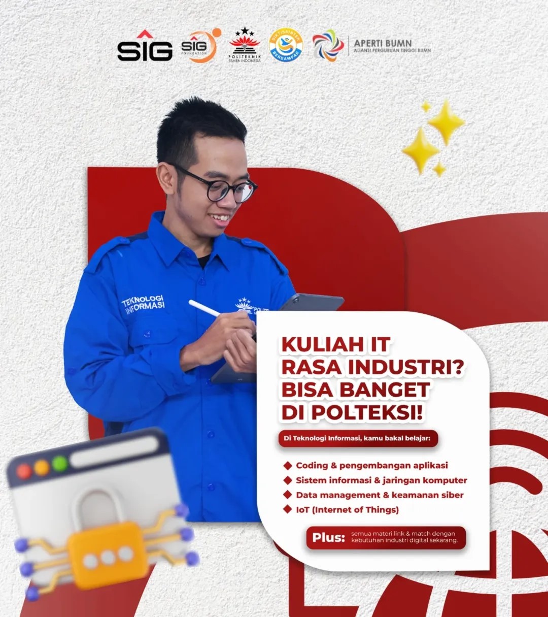 Kuliah IT Rasa Industri Cuma di PoltekSI