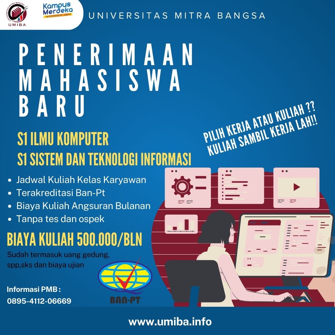 Pendaftaran Fakultas Teknologi Informasi Universitas Di Tanjung Barat