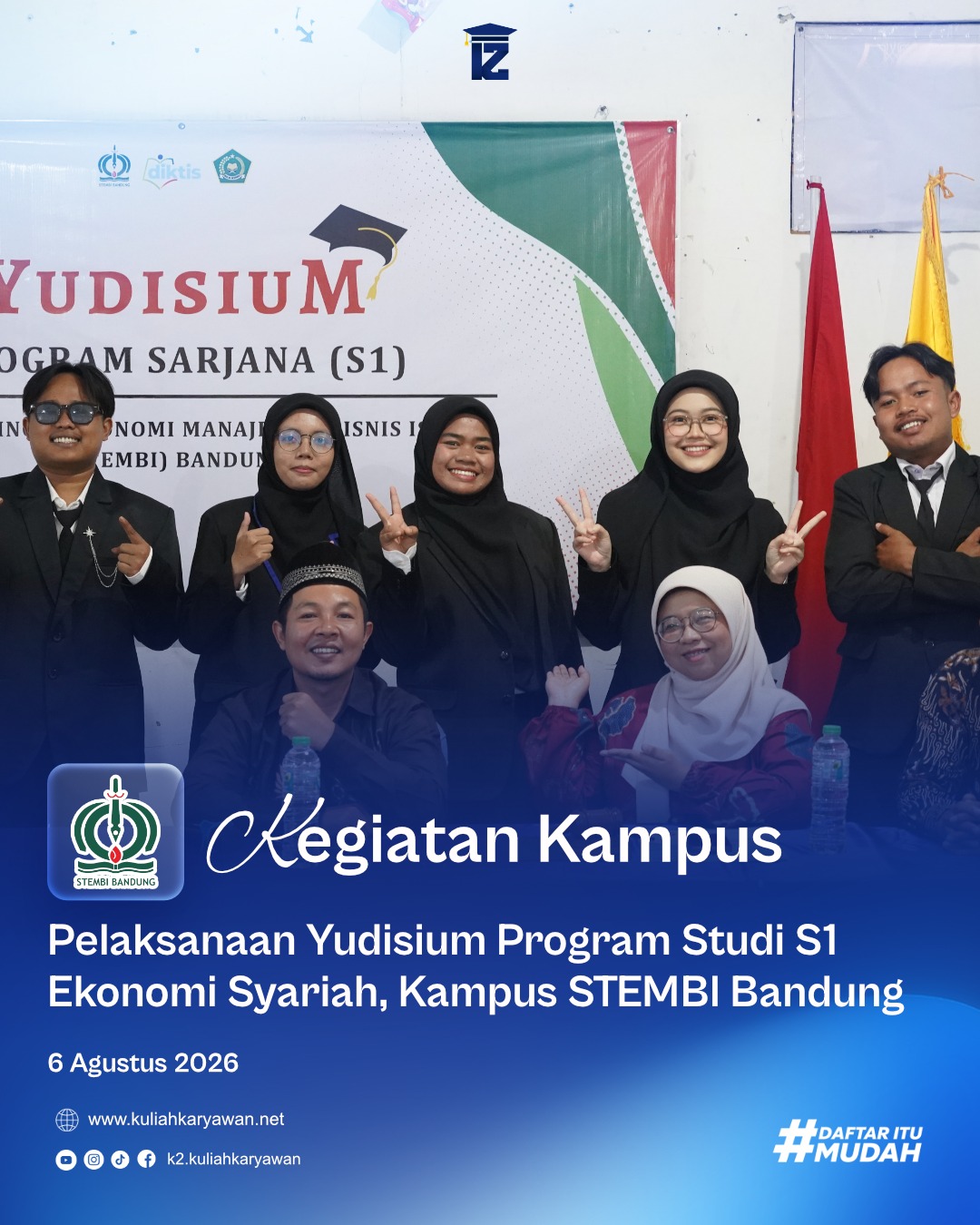 Yudisium S1 Ekonomi Syariah di STEMBI Bandung Siap Cetak Lulusan Berkualitas