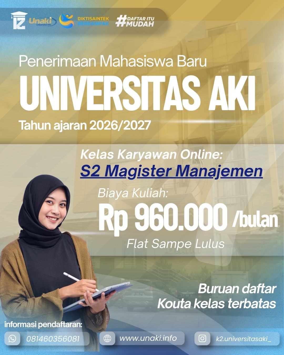 Kuliah S2 murah UNIVERSITAS AKI Semarang