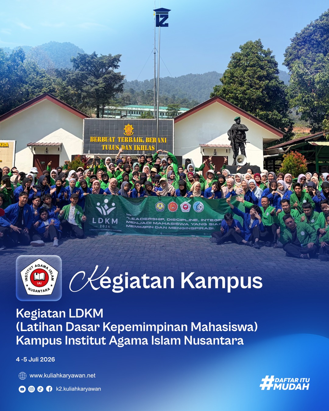 Kegiatan LDKM Kampus IAI Nusantara