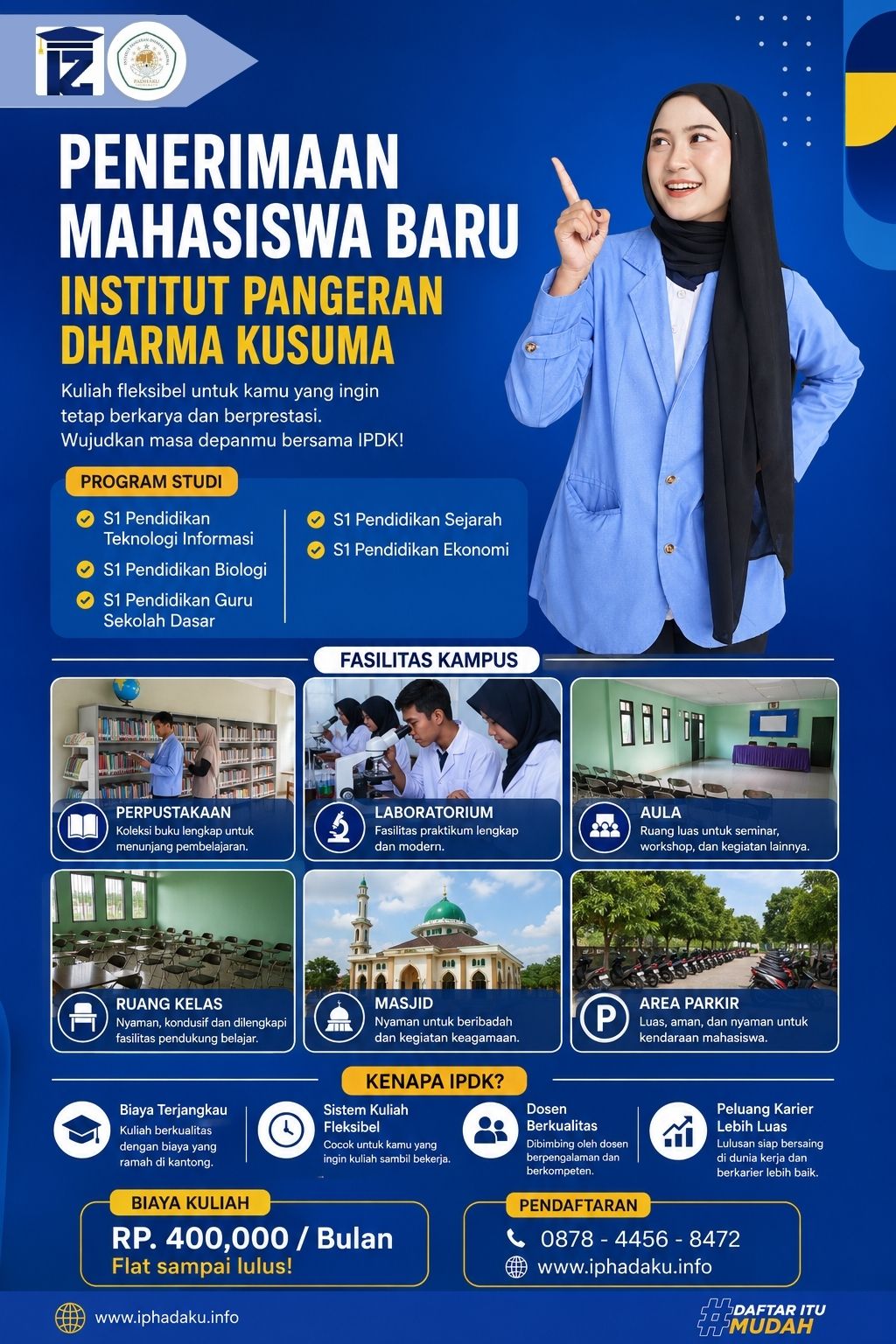 Kuliah Nyaman dan Terjangkau Hanya Bersama Iphadaku