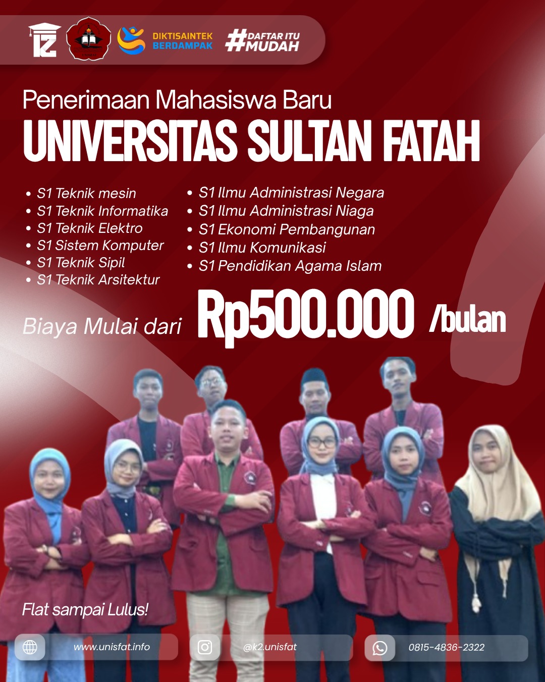 Kuliah Sarjana Tanpa Mengganggu Gaji Bulanan di Unisfat Demak