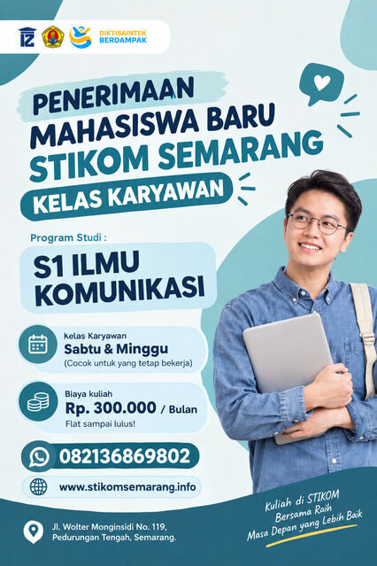 Lulusan D3 Ingin Raih Gelar S1 Ilmu Komunikasi Yuk Lanjut di STIKOM Semarang