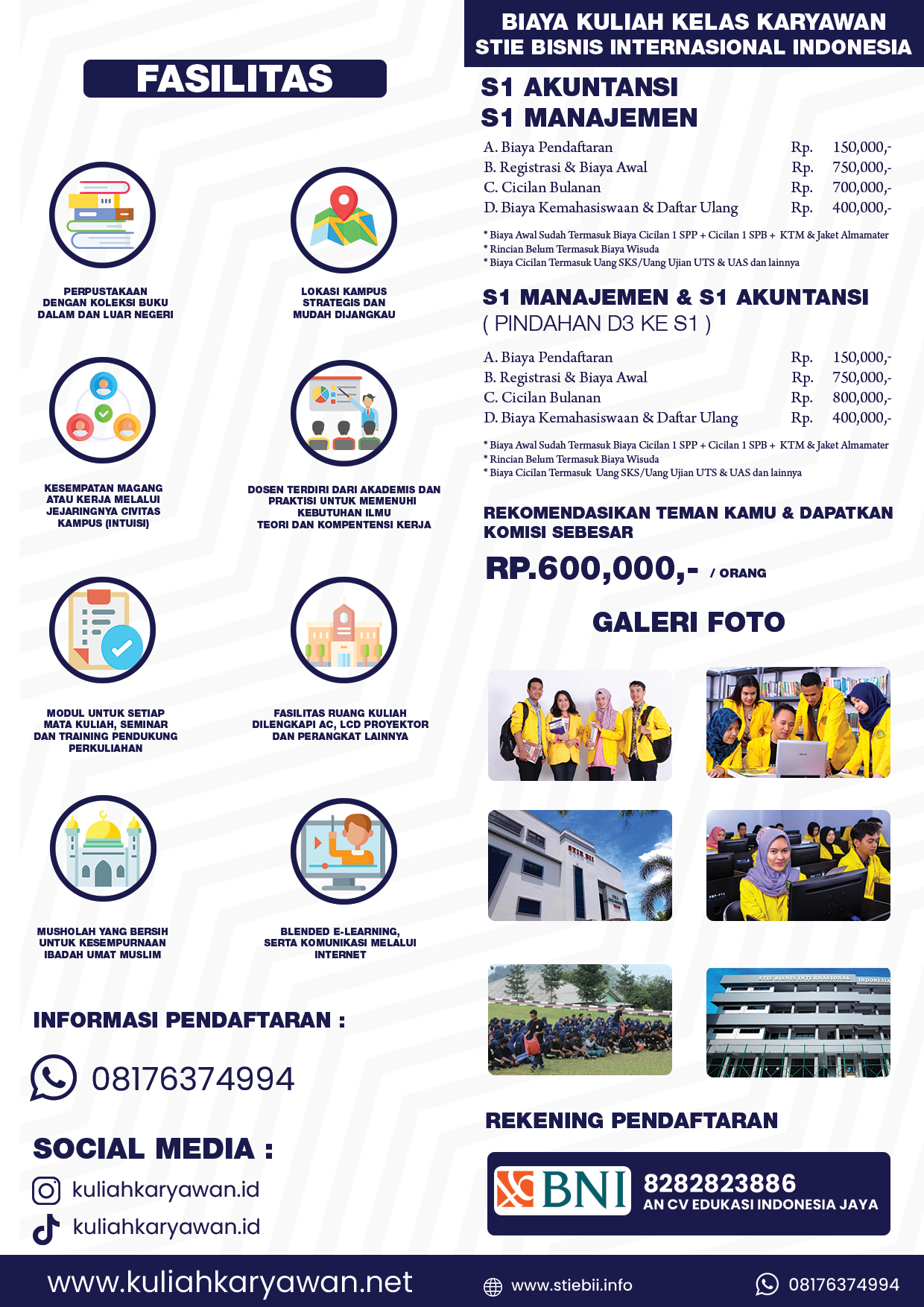 Kelebihan Kuliah Karyawan di STIE Bisnis Internasional Indonesia Tambun