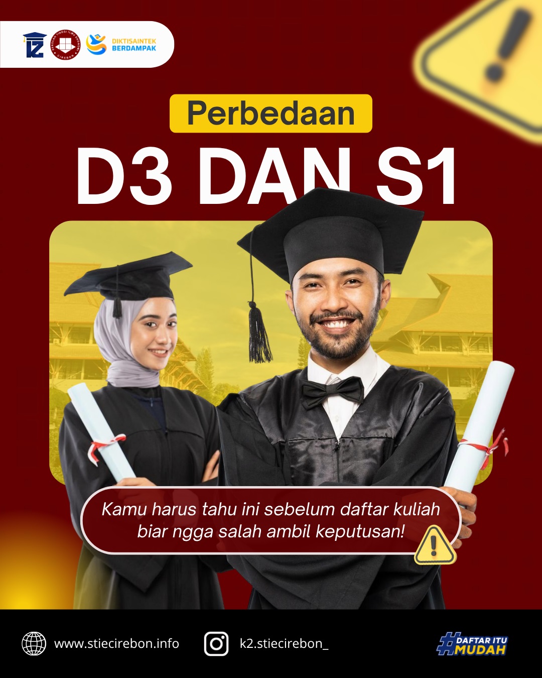 Perbedaan Kuliah D3 dan S1 Ekonomi di STIE Cirebon