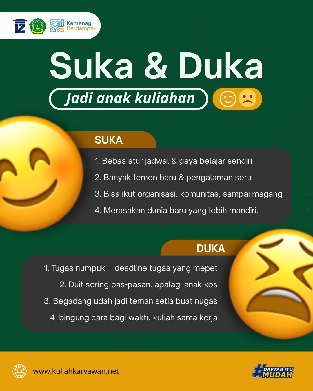 Suka Duka Menjadi Mahasiswa Universitas Islam Depok