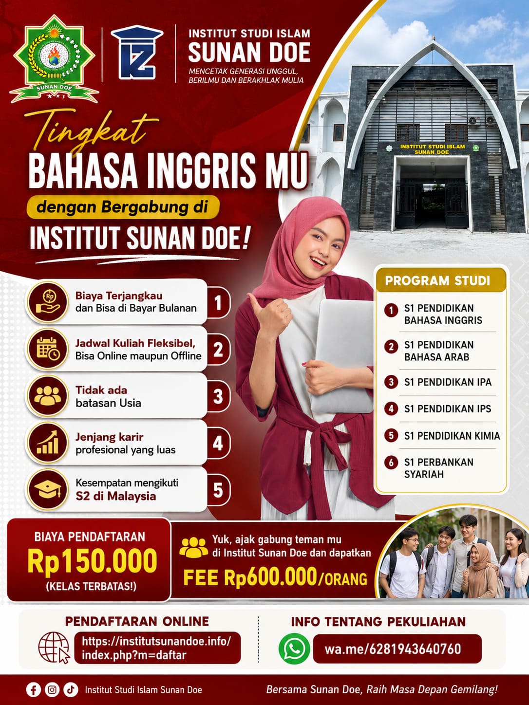 Tingkatkan Bahasa Inggris Mu dengan Bergabung di Institut Sunan Doe Lombok