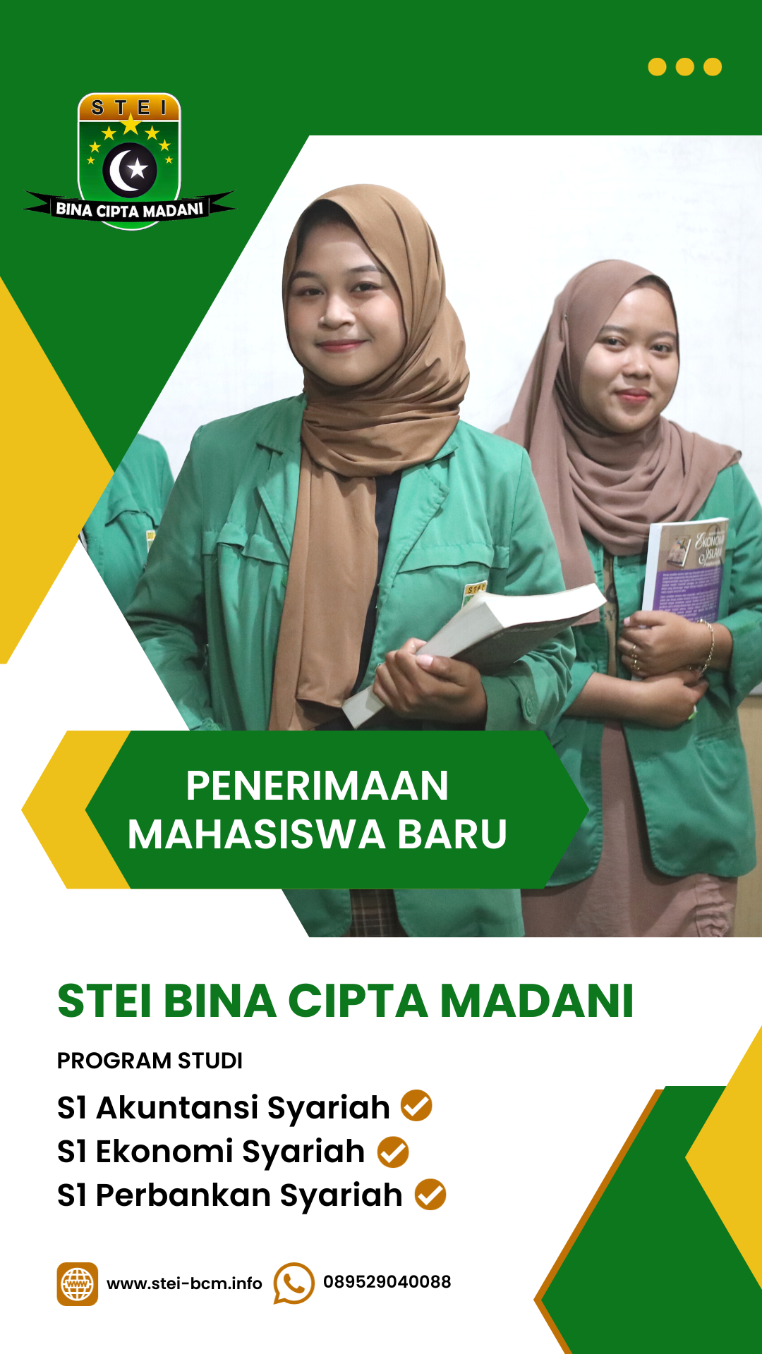 Berkas Pendaftaran Kuliah Kampus STEI Bina Cipta Madani Karawang