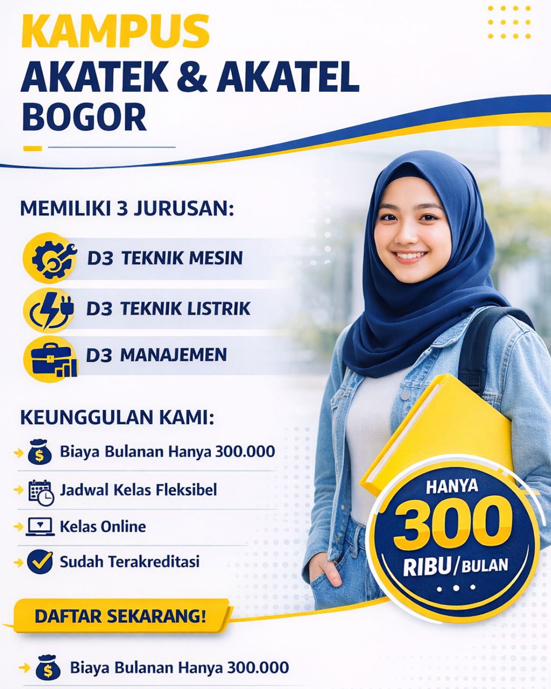 Keunggulan kelas karyawan Di Akatek Dan Akatel Bogor