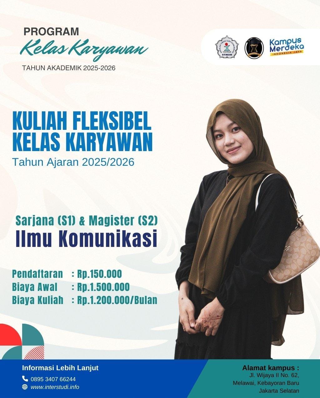 Kuliah Karyawan Fleksibel dan Terjangkau di STIKOM InterStudi
