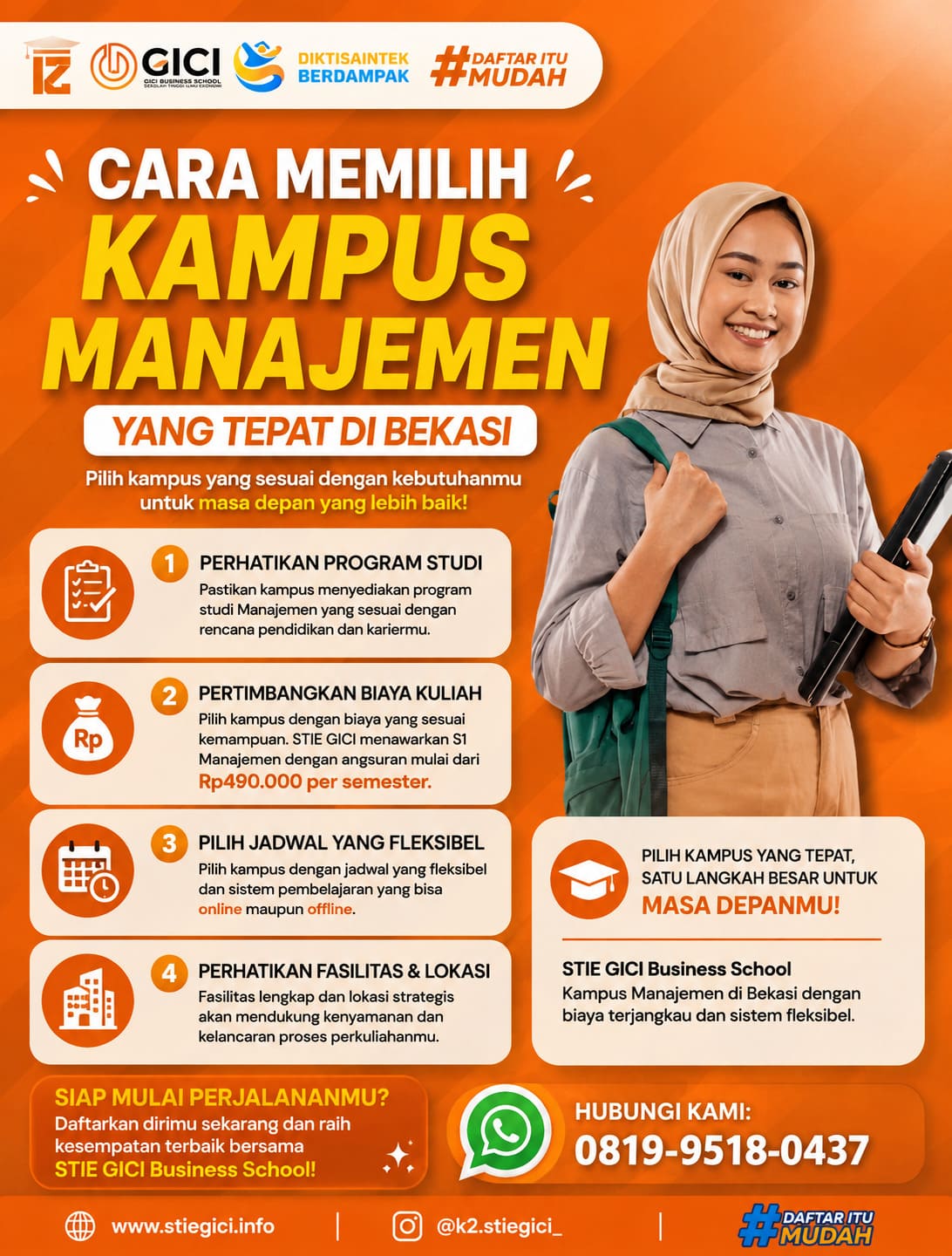 Cara Memilih Kampus Manajemen yang Tepat di Bekasi