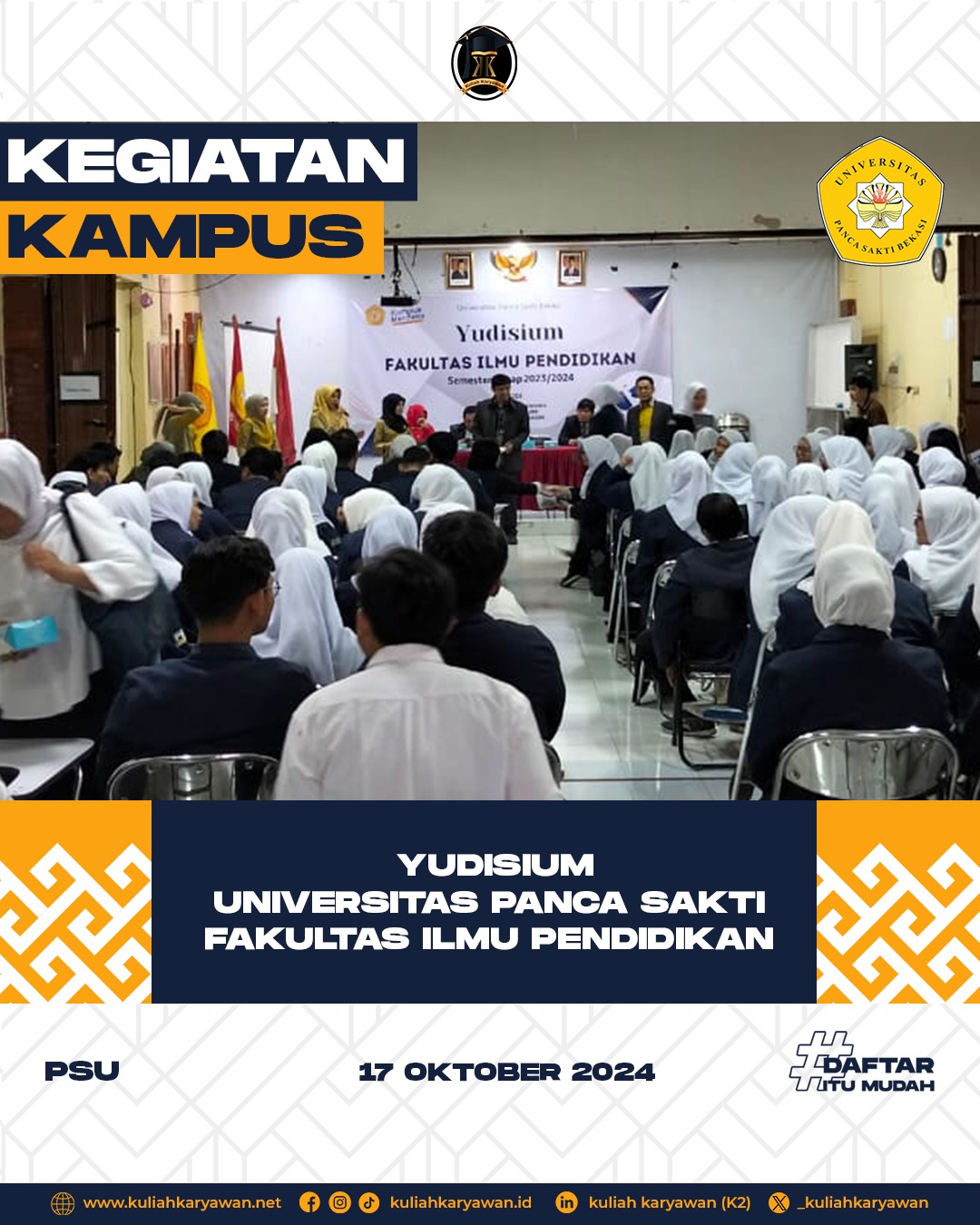 Yudisium Universitas Panca Sakti Bekasi Fakultas FIP