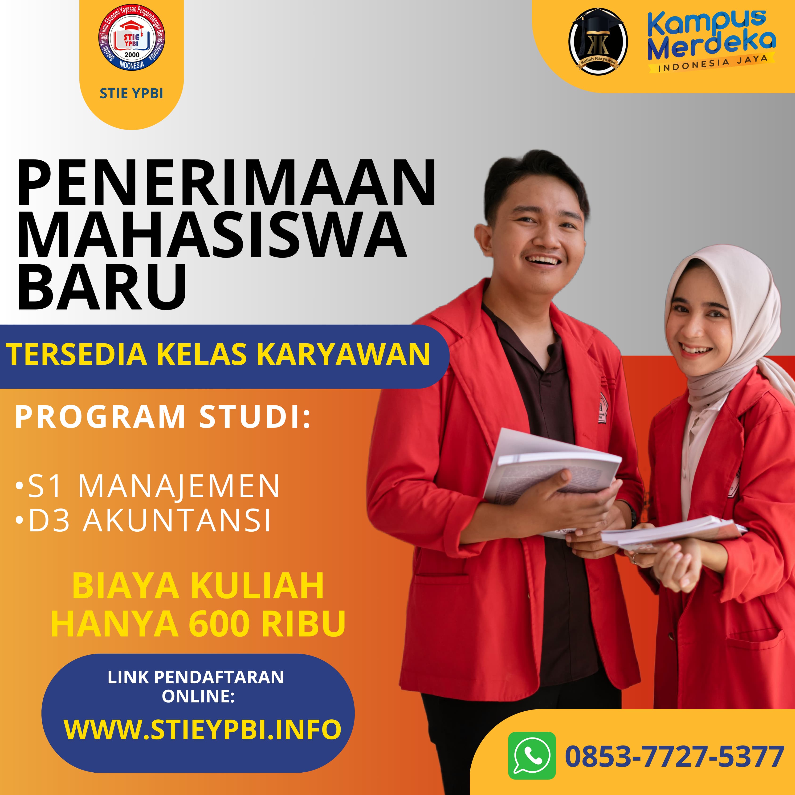 Kelas Karyawan Bisa Full Online di STIE YPBI K2