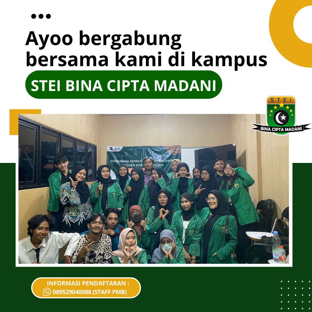 Informasi kuliah dikampus STEI Bina Cipta Madani Karawang