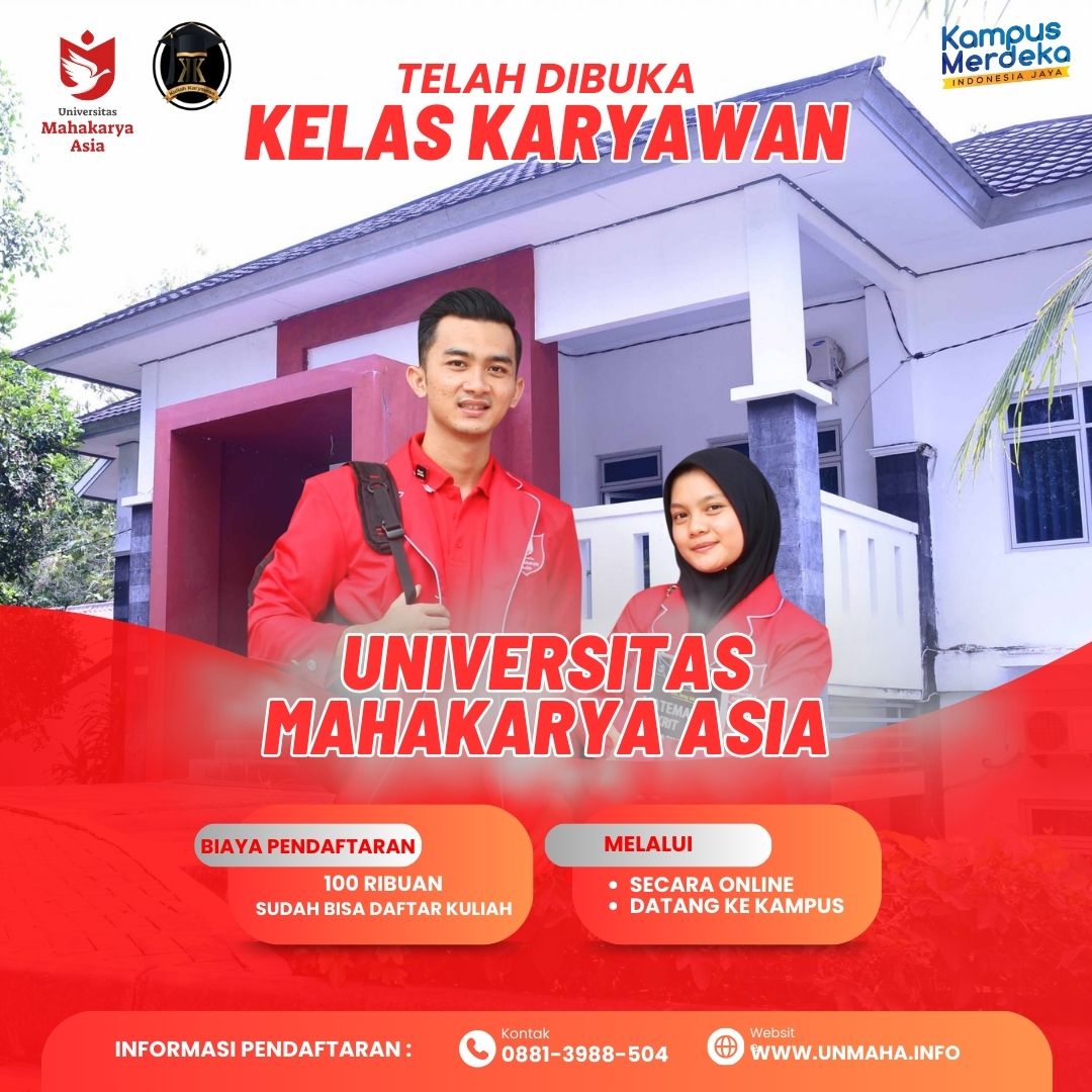 Telah Dibuka: Kelas Karyawan di Universitas Mahakarya Asia