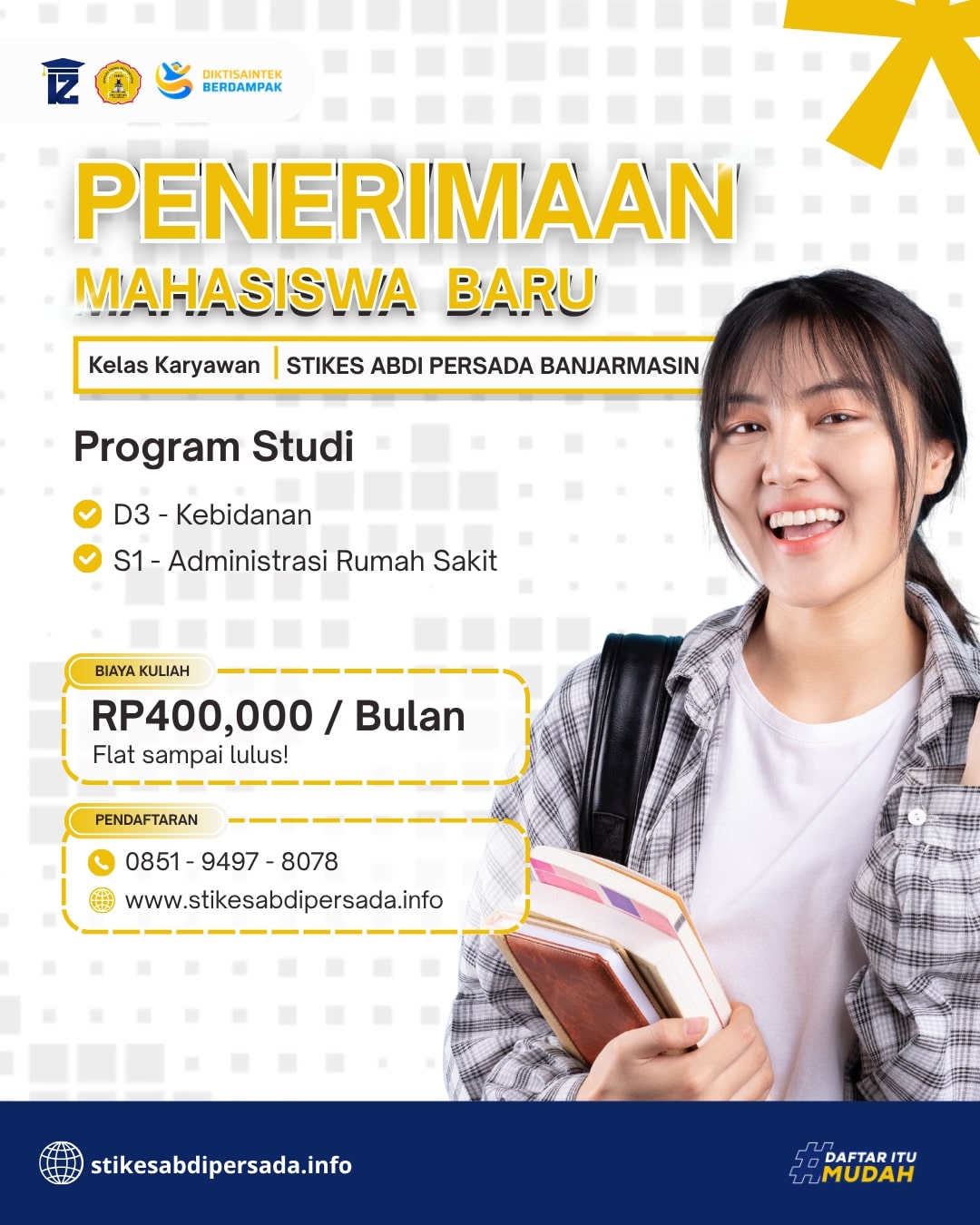 Kampus Kelas Karyawan Terbaik STIKES Abdi Persada Banjarmasin