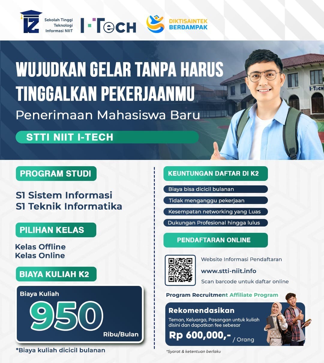 Kuliah Kelas karyawan Sistem Informasi di Kampus ITECH Jakarta Selatan
