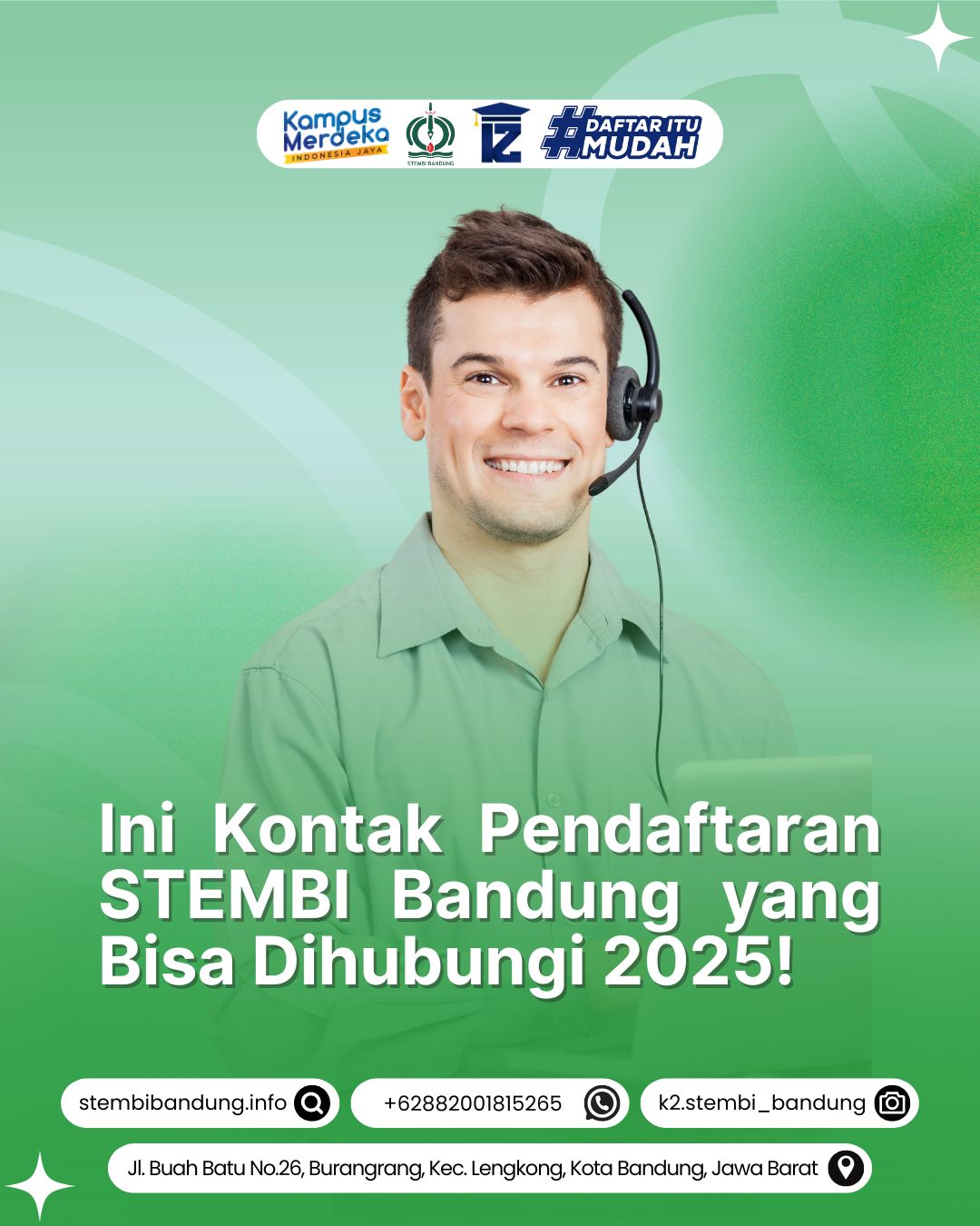 Kontak Pendaftaran STEMBI Bandung yang Bisa Dihubungi 2025