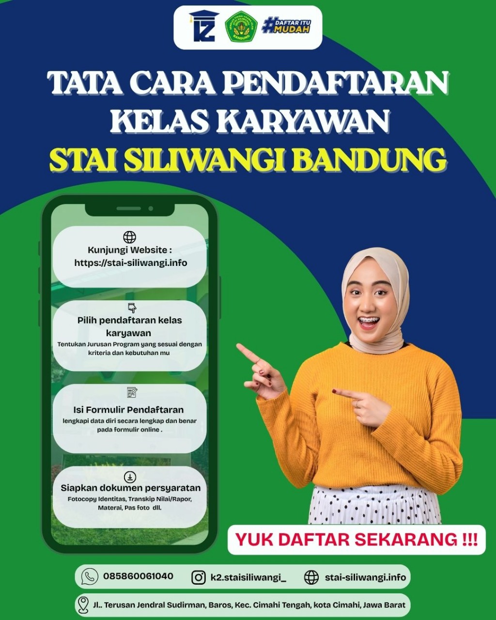Cara Daftar di STAI Siliwangi Bandung Secara Online
