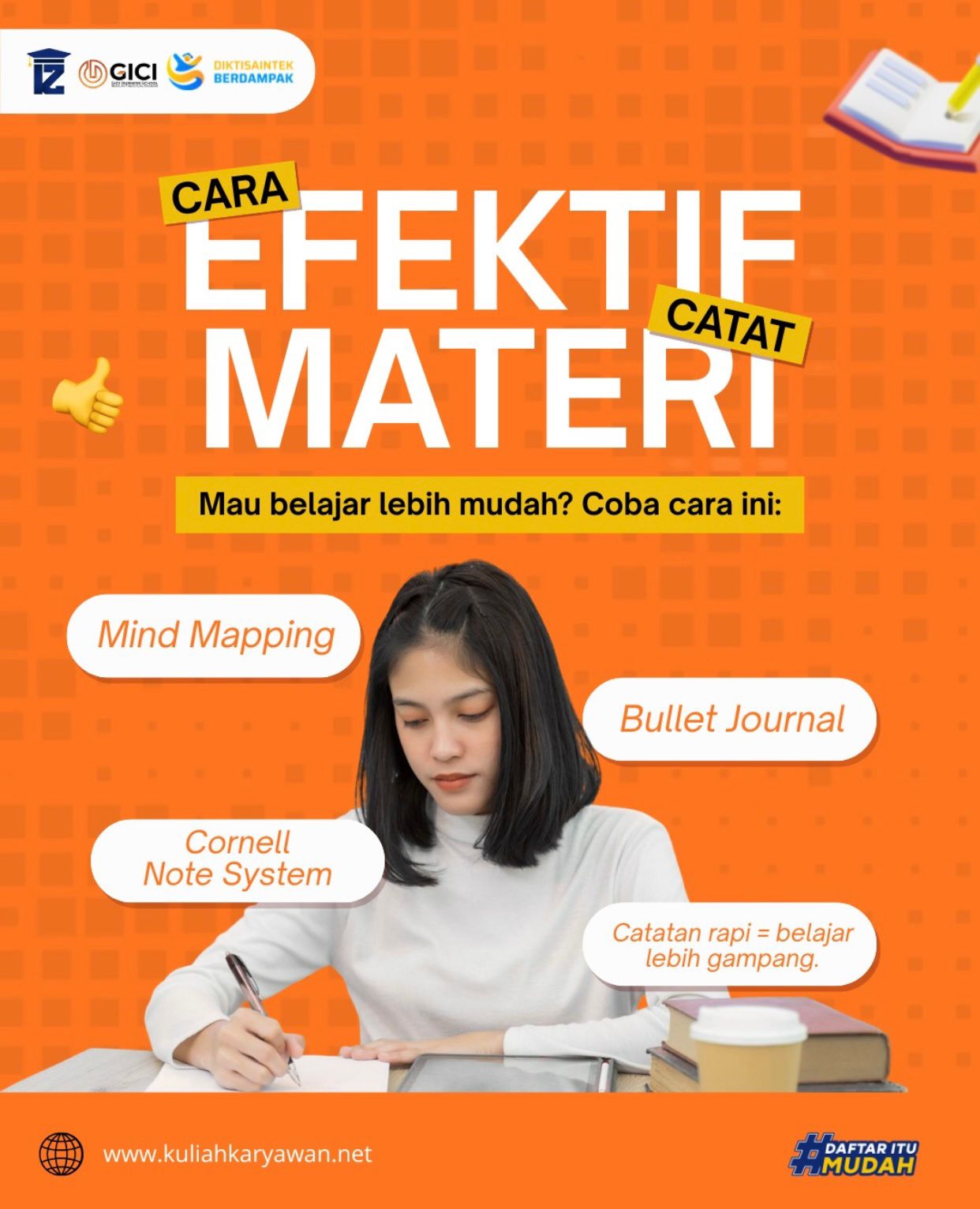3 Cara Efektif Catat Materi Agar Belajar Jadi Lebih Mudah