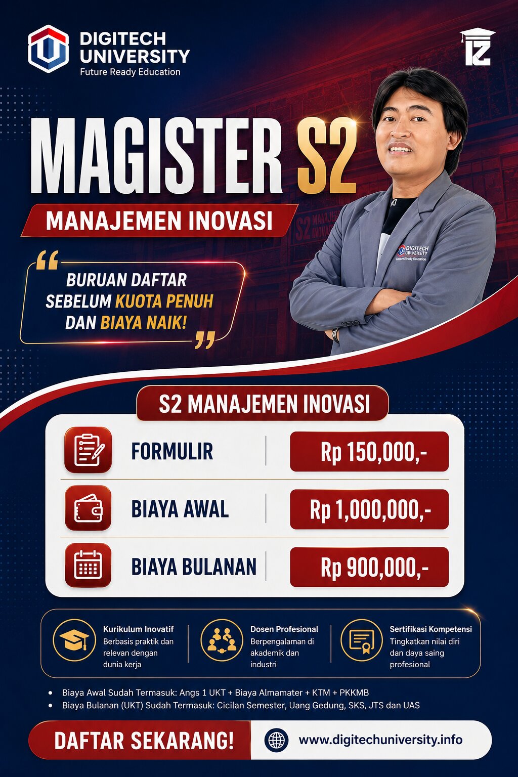 S2 Manajemen Inovasi Digitech University