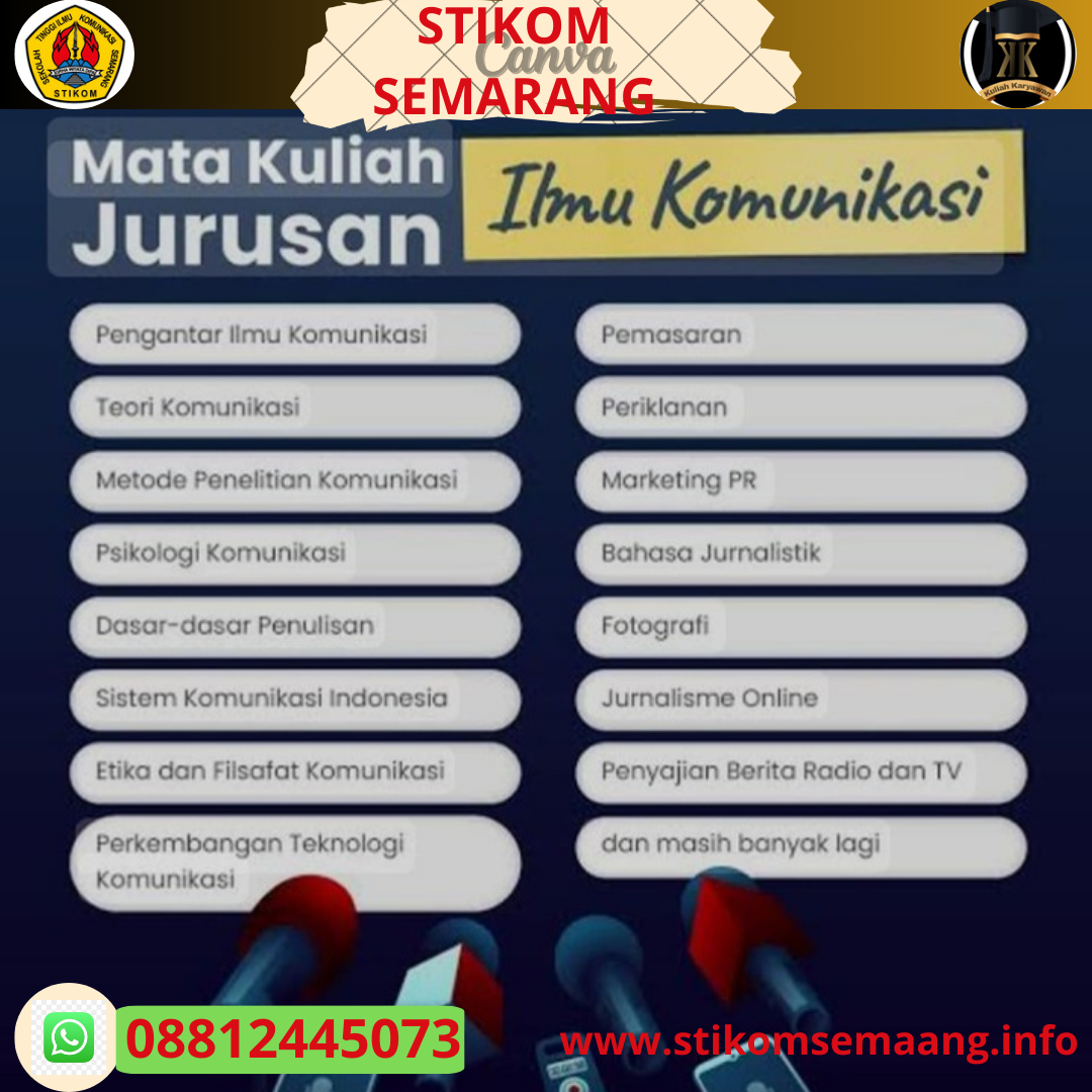 Kompetensi Kuliah Ilmu Komunikasi Kelas Karyawan di STIKOM Semarang