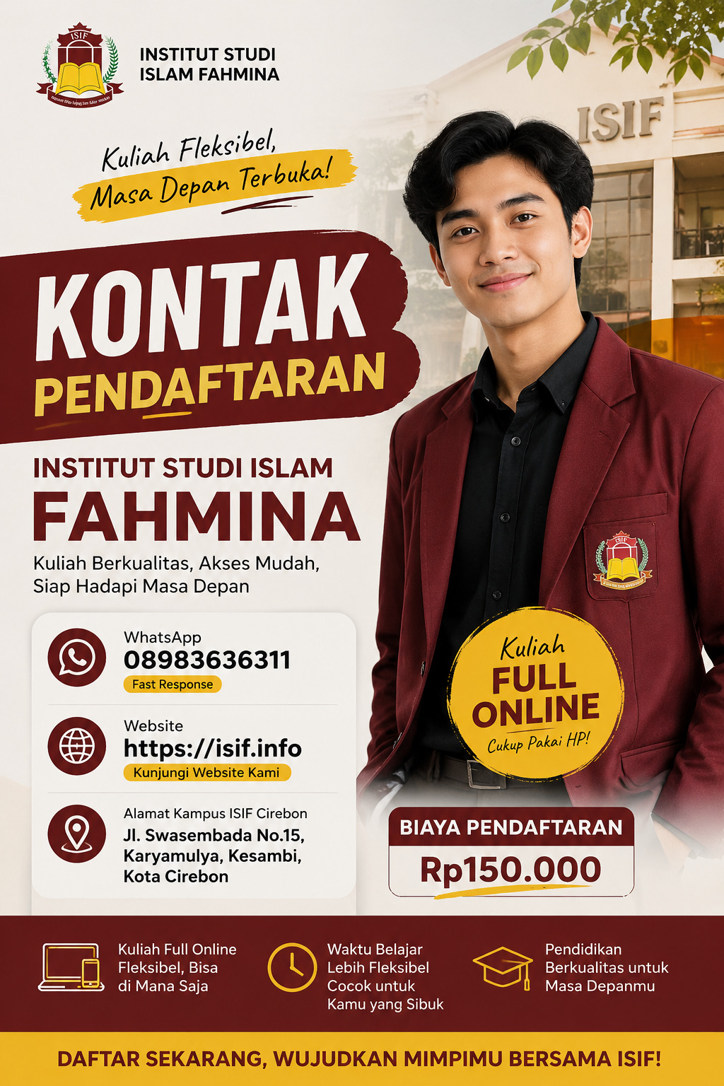 Kontak Pendaftaran Institut Studi Islam Fahmina