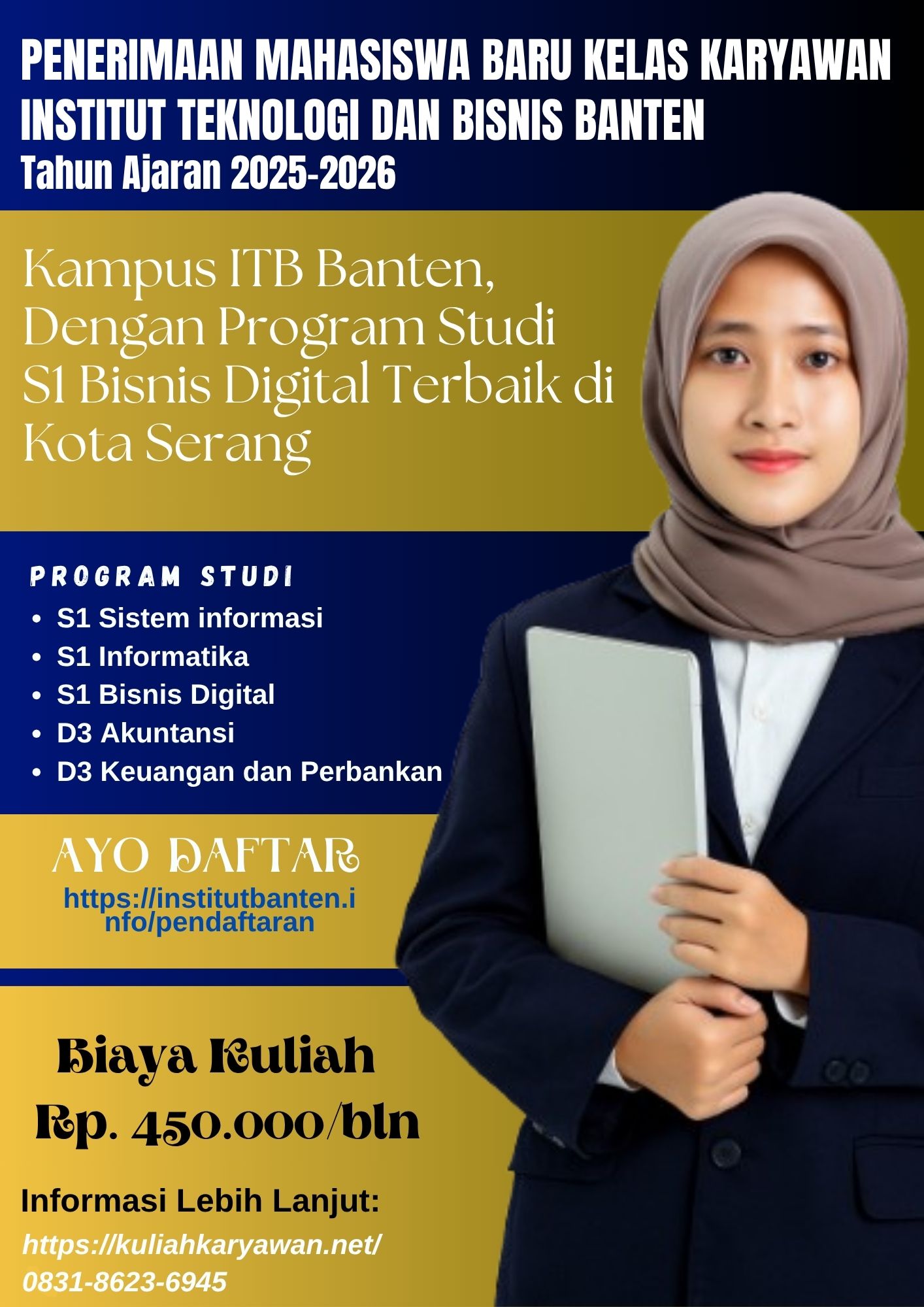 S1 Bisnis Digital Jurusan Faforit Kampus Institut Teknologi dan Bisnis Banten